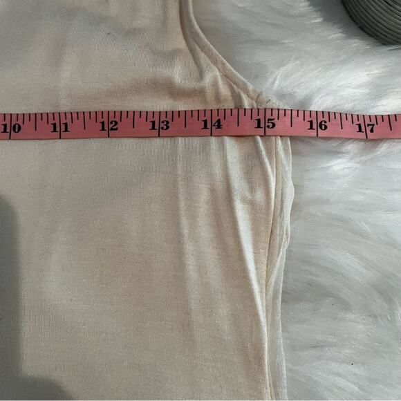 BARASCHI x Anthro Raw Edged Organza Rosette Coastal Preppy Shimmer Boho Top XS - Picture 16 of 16